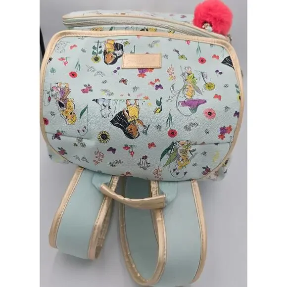 Disney Animators Collection Mint Green Princesses Backpack - Picture 7 of 9